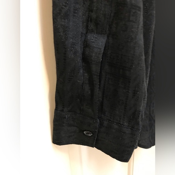 Men's Long Sleeve Shirt, Color: Black, Size: Medium, Brand: Forte - Picture 5 of 5